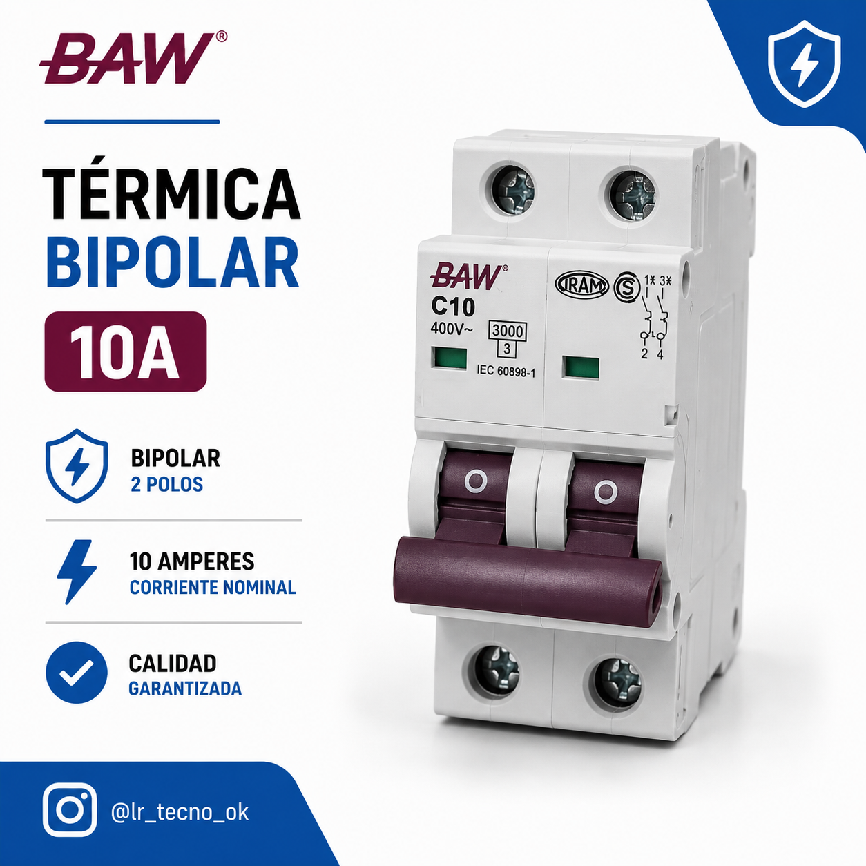 TERMICA BIPOLAR 10A