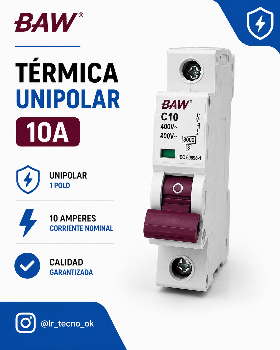 TERMICA UNIPOLAR 10A